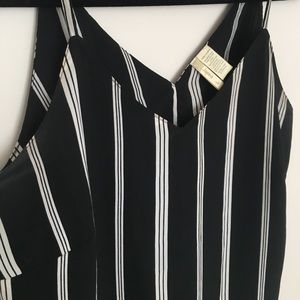 Japna black & white striped tank